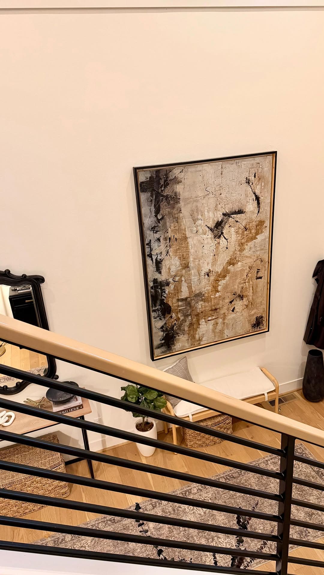 DIY Statement Art Stairway