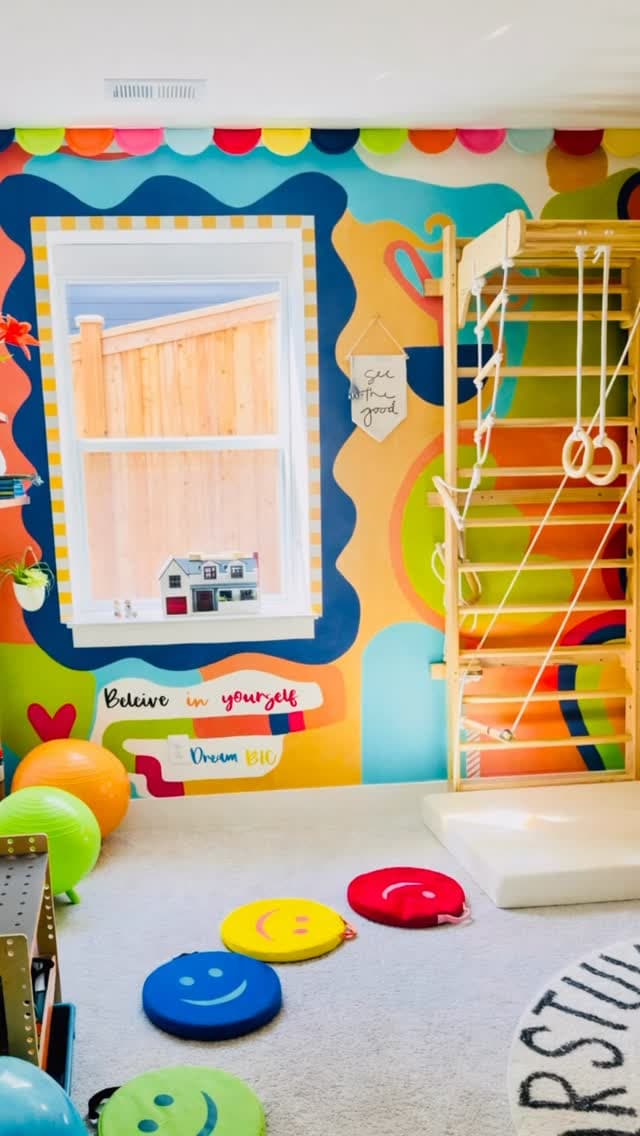 Playful Mural Playroom — after